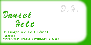 daniel helt business card